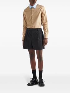 Prada long-sleeve cotton shirt - Beige