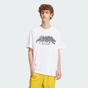 adidas Flames Concert T-Shirt, White