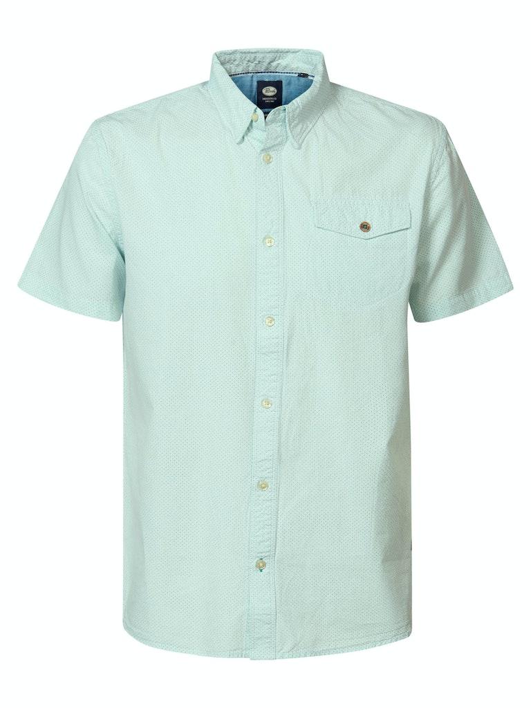 Petrol Male Overhemden M-1040-sis416 Shirt Short Sleeve Aop
