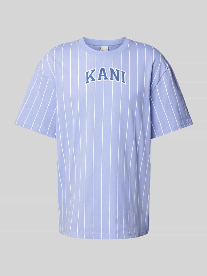Karl Kani T-shirt met krijtstreep