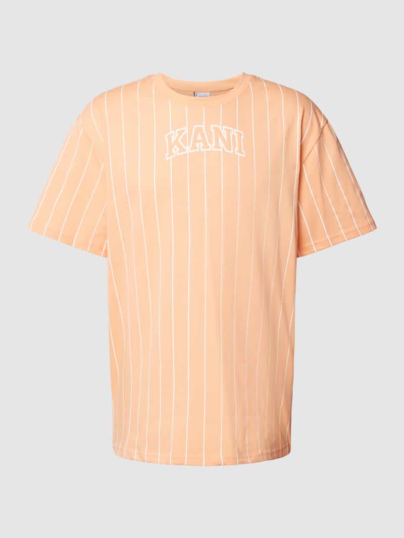 Karl Kani T-shirt met krijtstreep
