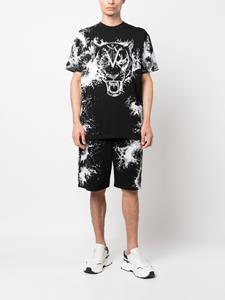 Plein Sport T-shirt met print - Zwart