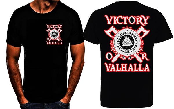 Shirtbude Viktory Valhalla Valhalla Odin print t-shirt