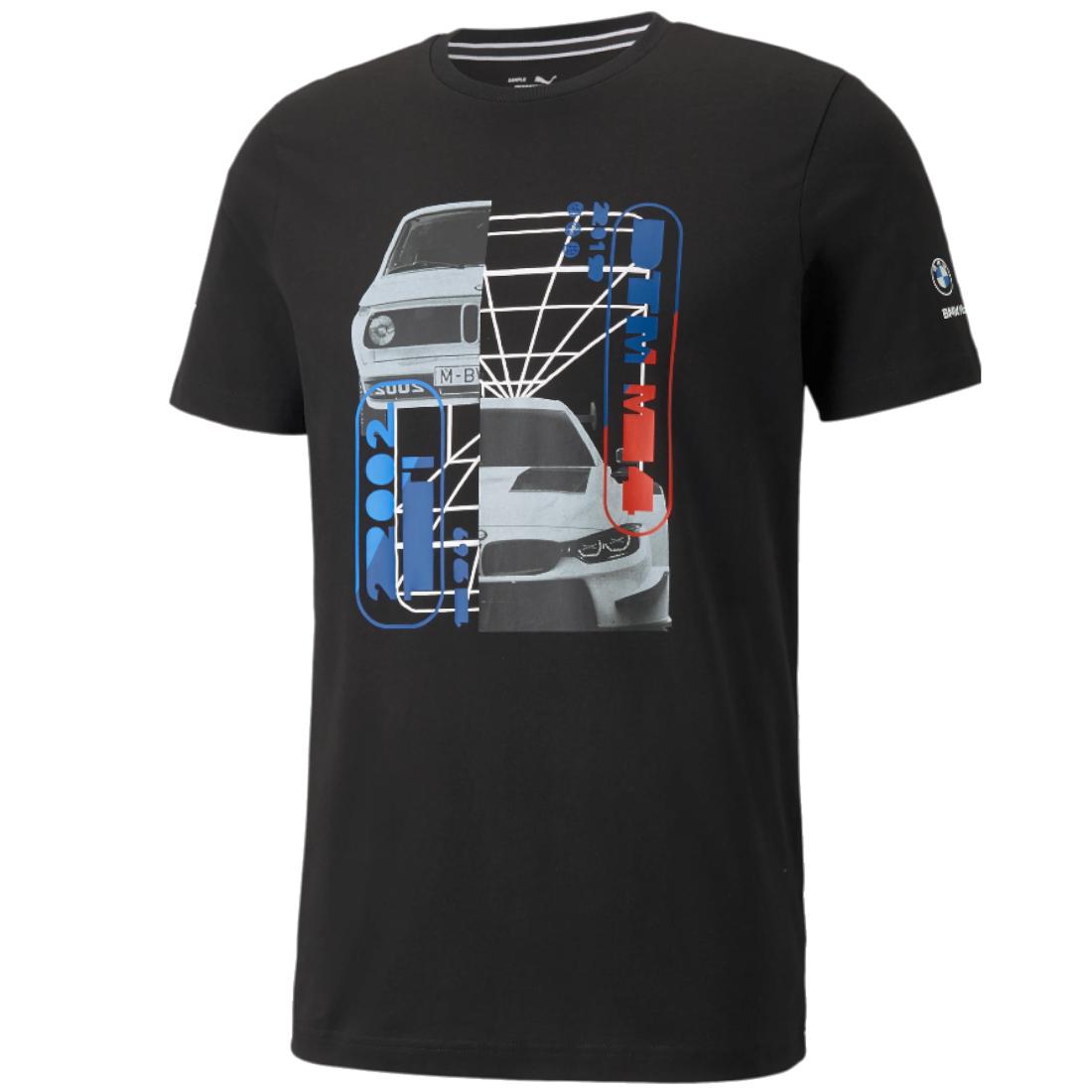 Puma BMW Motorsport Graphic Tee, Heren zwart T-shirt