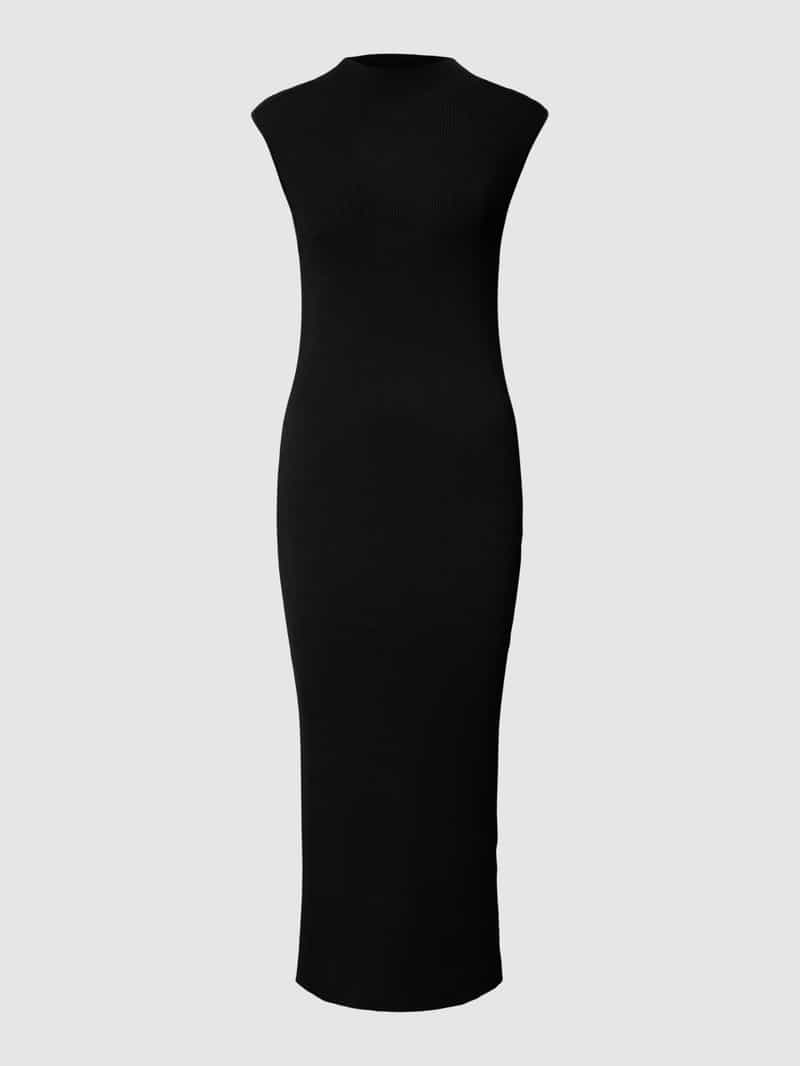 Selected Femme Gebreide jurk met turtleneck, model 'CARO'
