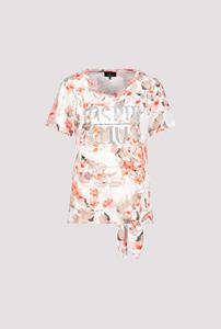 Monari  Orange Print T-Shirt 