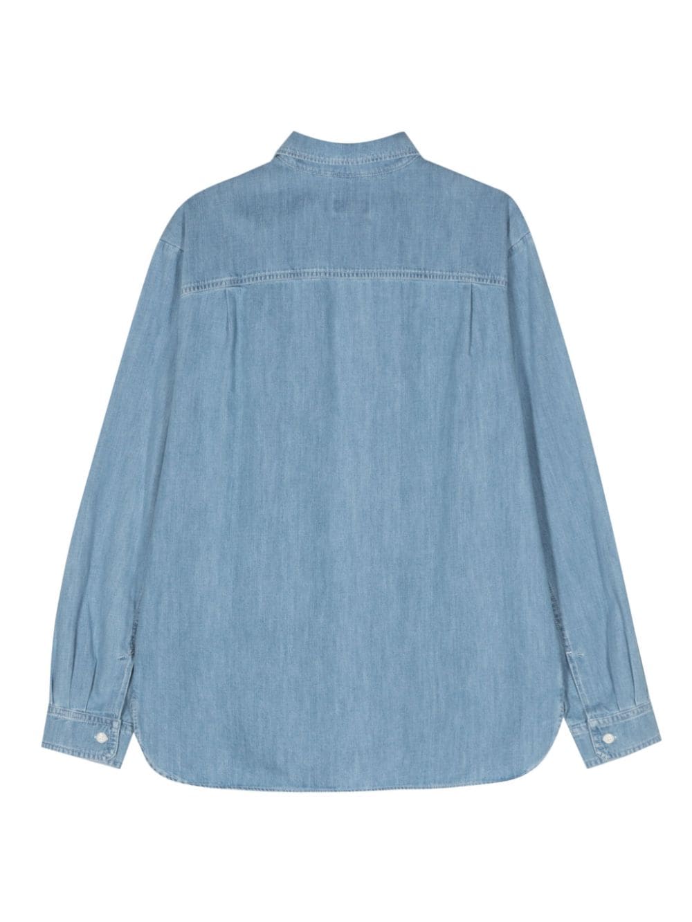 A.P.C. chambray cotton shirt - Blauw