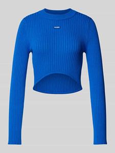 Hugo Blue NU NIEUW bij P&C*: Korte gebreide pullover, model 'Succorie'