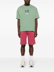 C.P. Company T-shirt met geborduurd logo - Groen