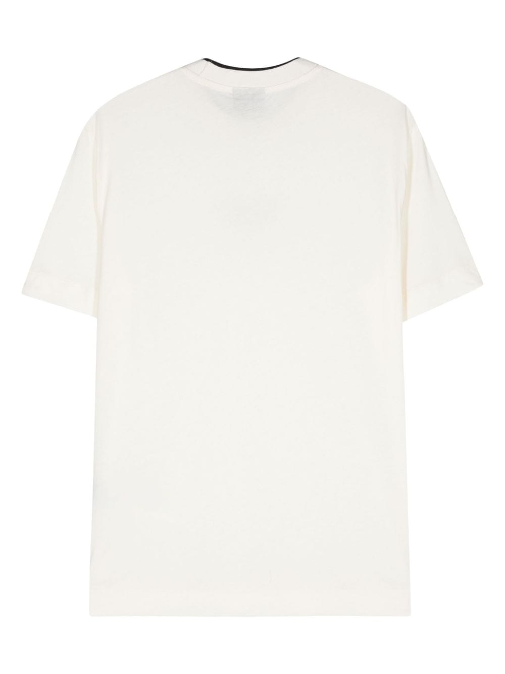 Emporio Armani rubberised-logo cotton T-shirt - Beige