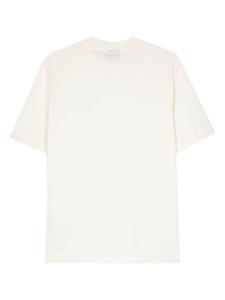 Emporio Armani rubberised-logo T-shirt - Beige