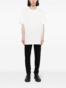 Yohji Yamamoto short-sleeve cotton T-shirt - Wit