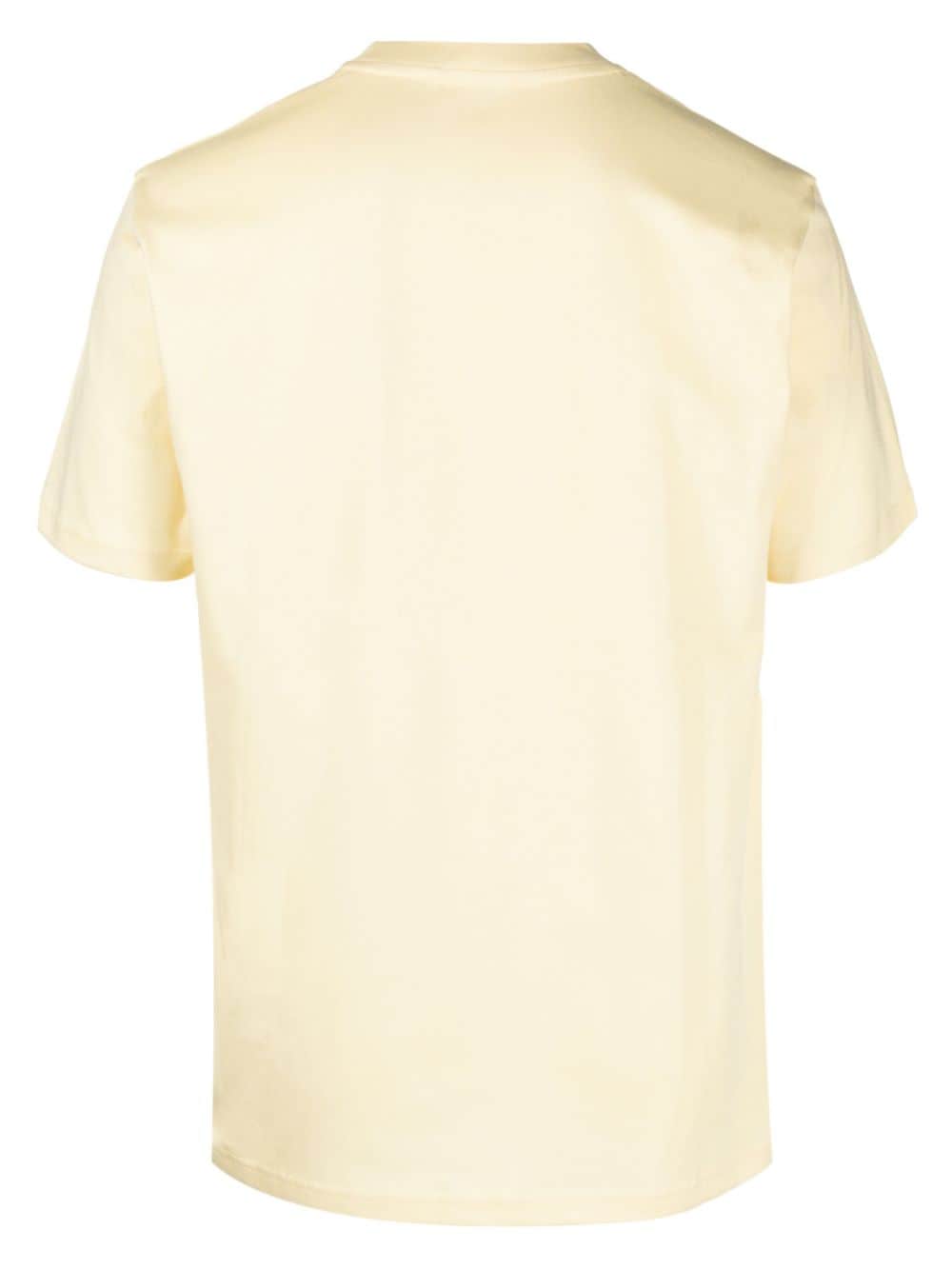 Norse Projects T-shirt met logo - Geel
