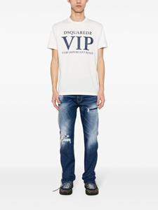 Dsquared2 T-shirt met logoprint - Wit