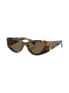 Miu Miu Eyewear Zonnebril met cat-eye montuur - Bruin