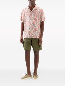 Woolrich tropical-print bowling overshirt - Roze