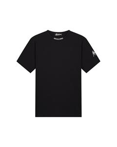 Malelions Men Collar T-Shirt - Black