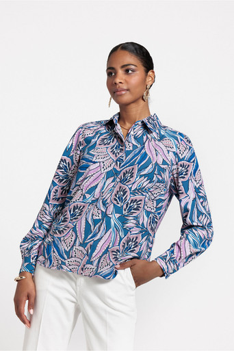 Studio Anneloes Bobby flower crepe blouse - multi color - 09769