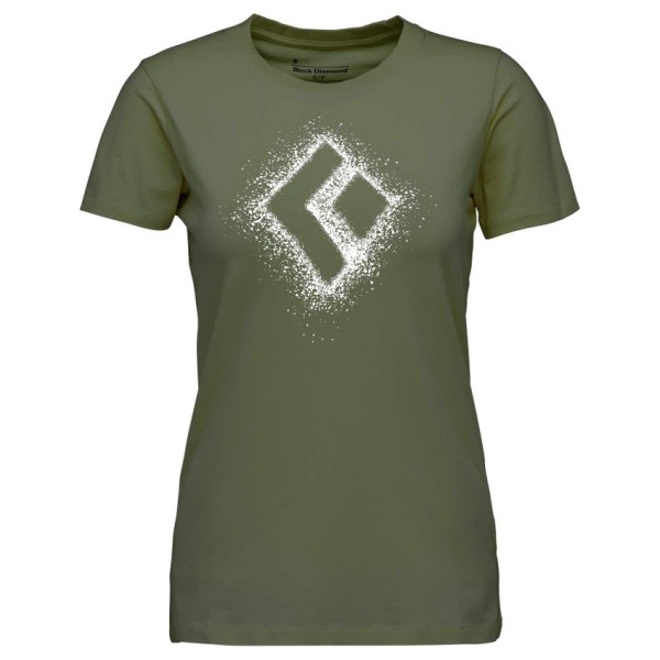 Black Diamond  Women's Chalked Up 2.0 S/S Tee - T-shirt, olijfgroen