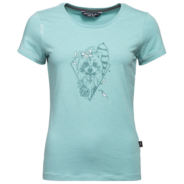 Chillaz  Women's Gandia Little Bear Heart - T-shirt, turkoois/blauw