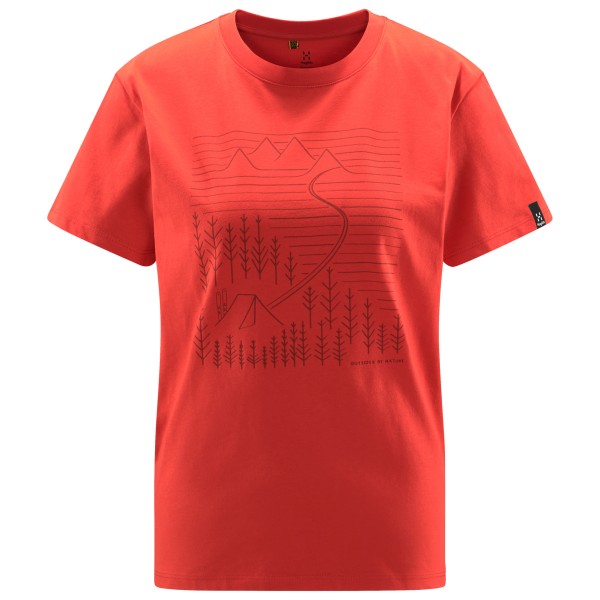 Haglöfs  Women's Camp Tee - T-shirt, rood