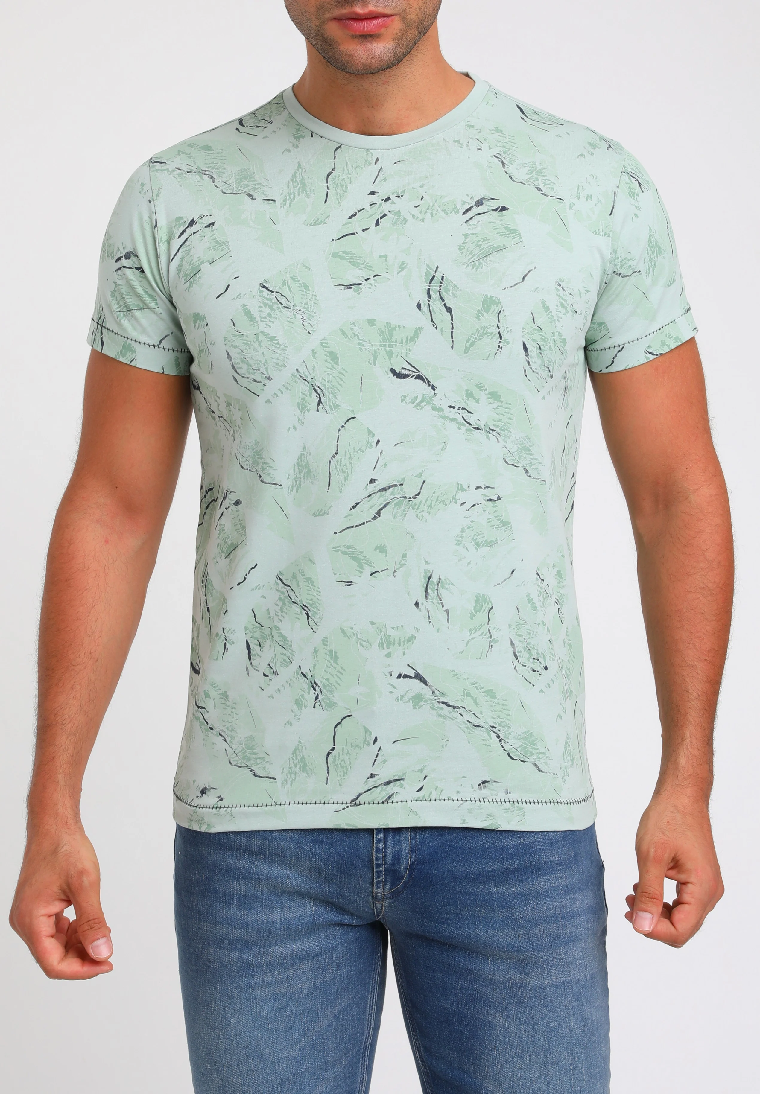 Gabbiano Heren shirt 154529 599 sea green