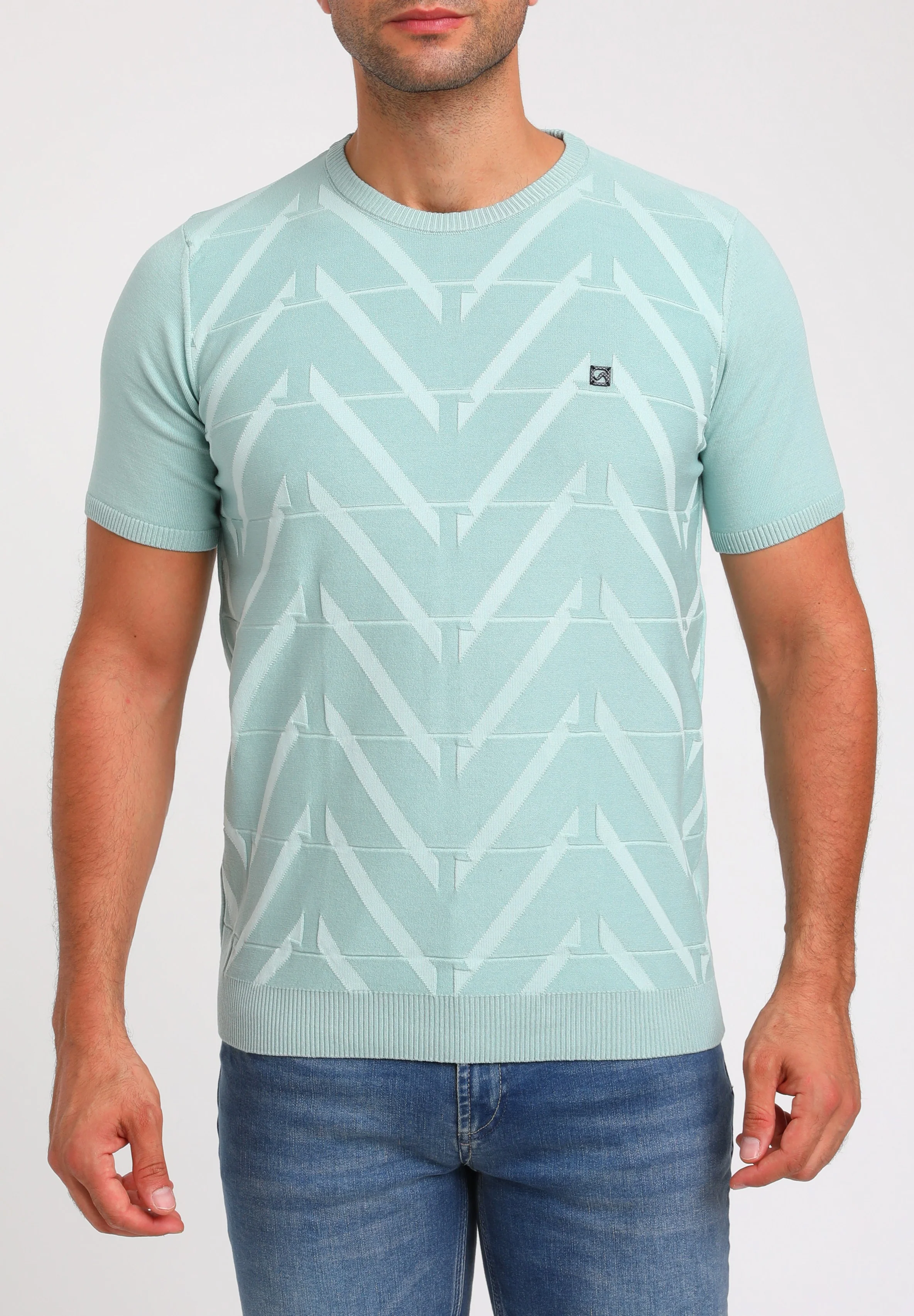 Gabbiano Heren shirt 154570 599 sea green