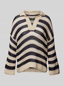 Smith and Soul Gebreide pullover met streepmotief