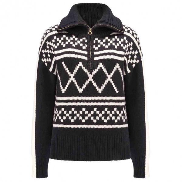 We Norwegians  Women's Setesdal Zip Up Sweater - Wollen trui, zwart