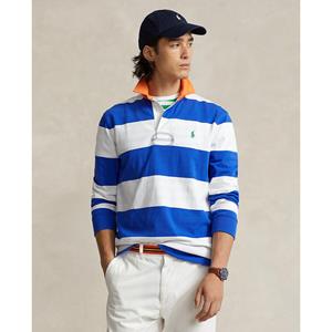 Polo ralph lauren Gestreepte rugby polo, recht model, lange mouwen