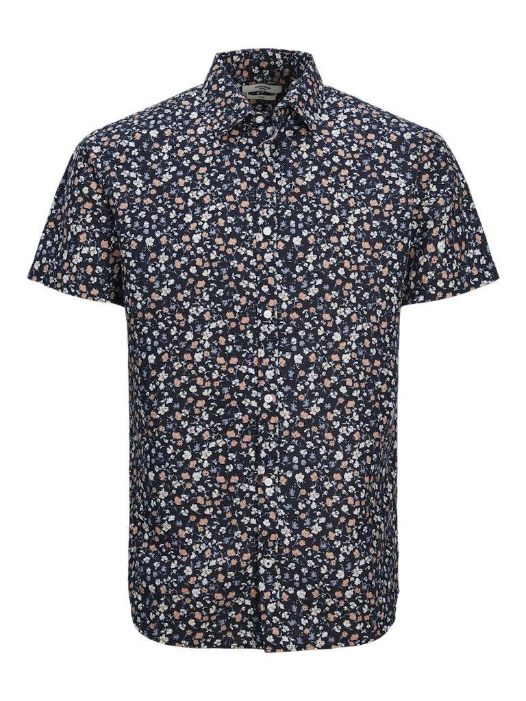 J%ampJ Premium Male Overhemden Jprblasummer Print Shirt S/s Ss24 Sn 12251656