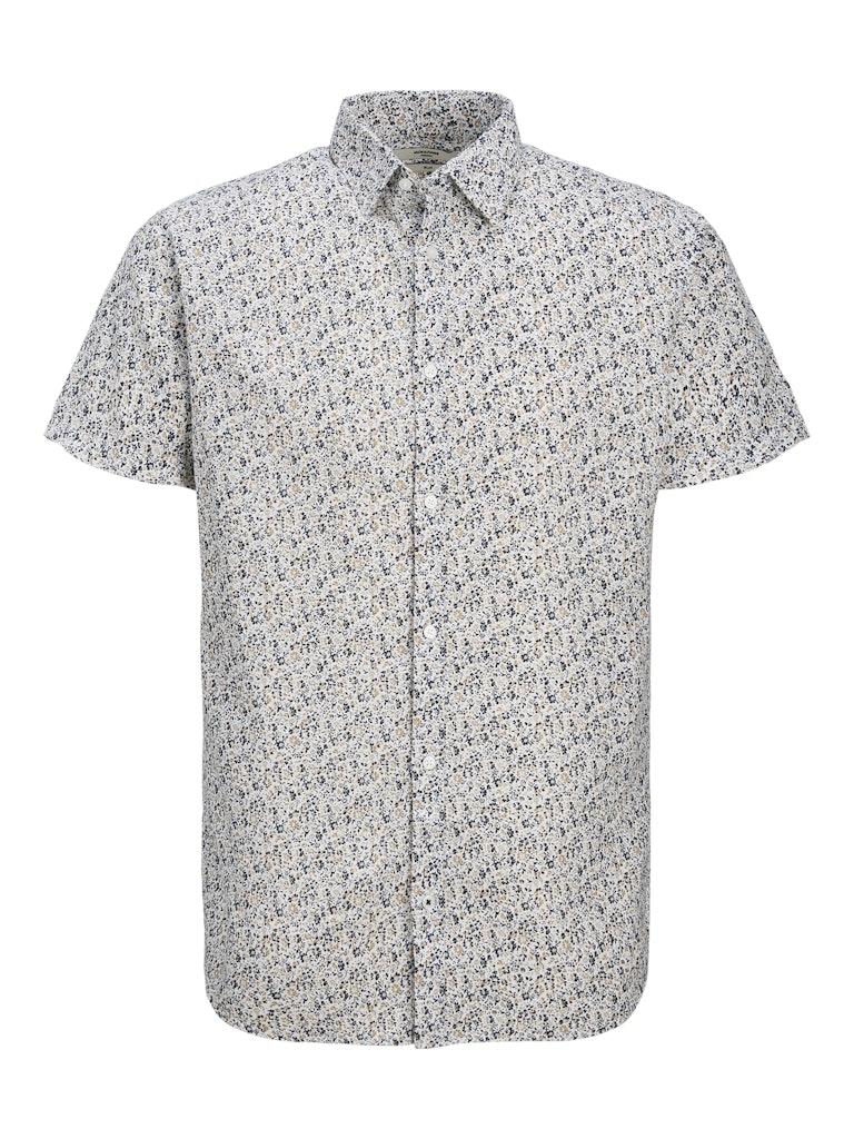 J%ampJ Premium Male Overhemden Jprblasummer Print Shirt S/s Ss24 Sn 12251656