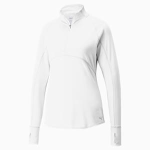 PUMA Gamer Golf 1/4-Zip Damen bright white