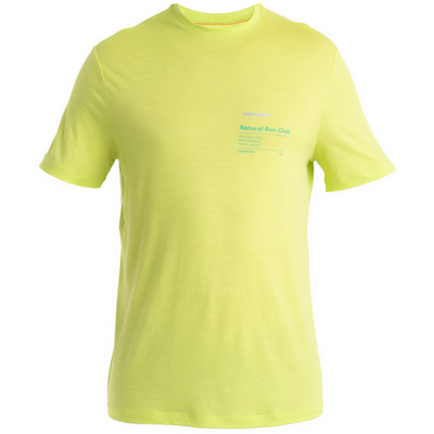 Icebreaker Heren Tech Lite III Natural Run Club 2.0 T-Shirt
