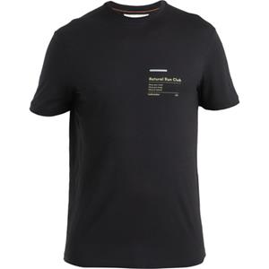 Icebreaker Heren Tech Lite III Natural Run Club 2.0 T-Shirt