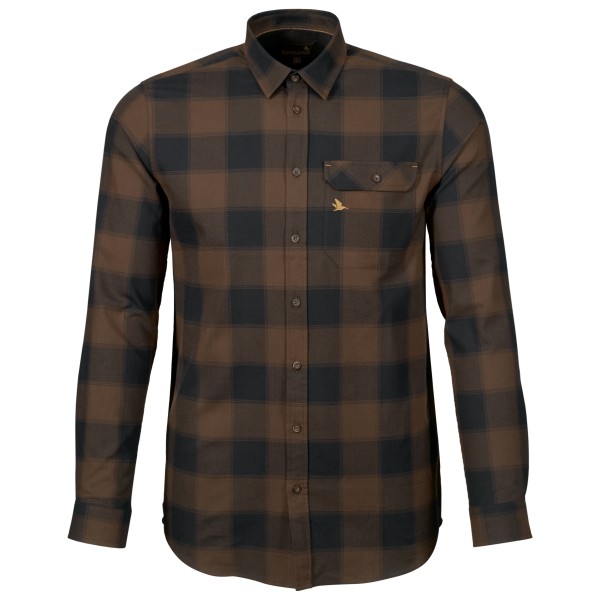 Seeland  Highseat Shirt - Overhemd, zwart/bruin