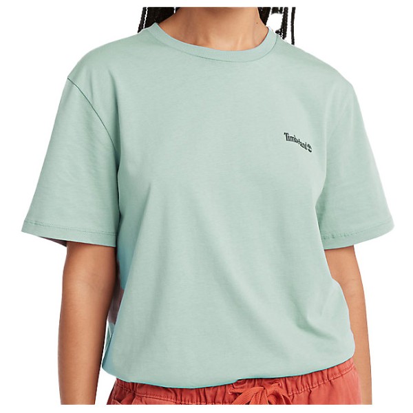 Timberland  Small Linear Logo Print Tee - T-shirt, grijs