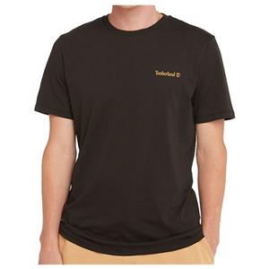 Timberland  Small Linear Logo Print Tee - T-shirt, zwart