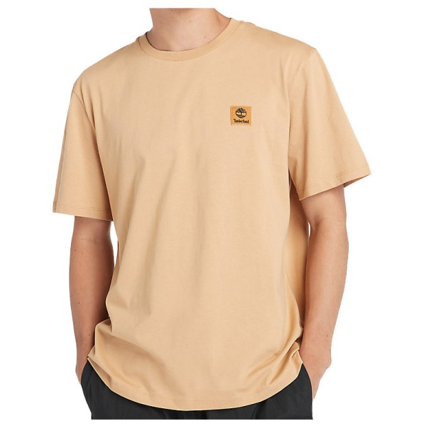 Timberland  Short Sleeve Woven Badge Tee - T-shirt, beige