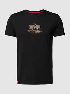 Alpha Industries T-Shirt "ALPHA INDUSTRIES Men - T-Shirts Basic T ML Foil Print"