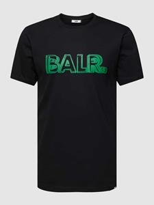 BALR. T-shirt met labelprint, model 'Neon'