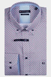 Giordano Casual hemd korte mouw league graphic circle print 416016/30