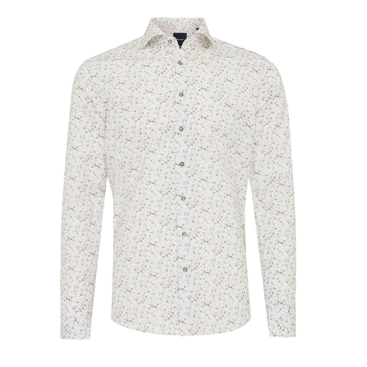 Tresanti Camilio | shirt with faded flowers | olive