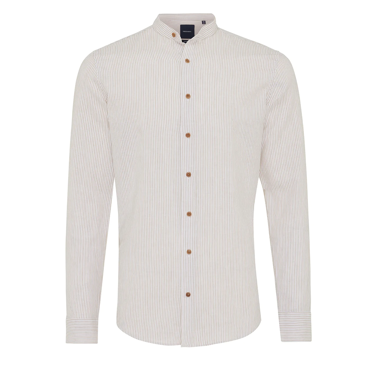 Tresanti Cava | shirt with stripe | taupe