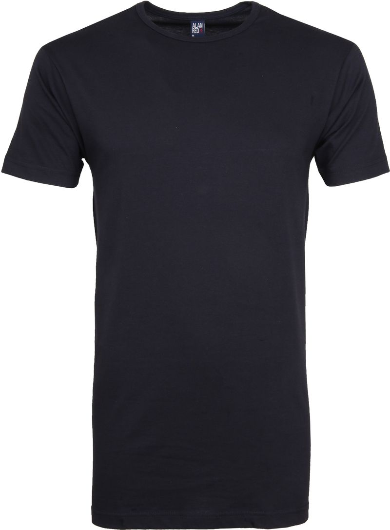 Alan Red Derby Extra Lang T-Shirt Navy (1Pack)