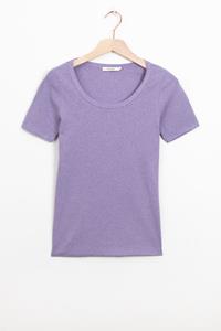 Sissy-Boy Lavendel Rib T-shirt