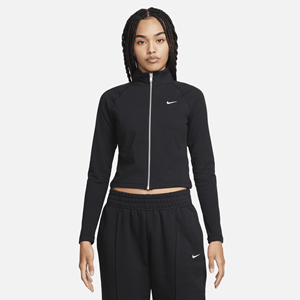 NIKE Sportswear Sweatjacke Damen 010 - black/sail