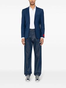 HUGO Slim-fit overhemd met klassieke kraag - Wit