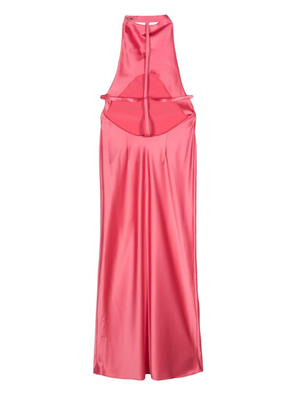 Ssheena Satijnen jurk - Roze