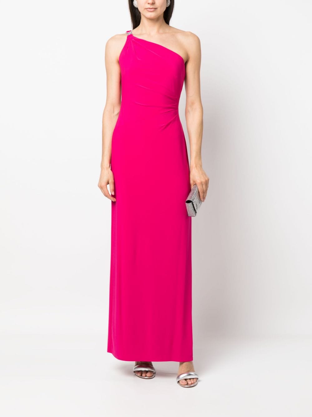 Lauren Ralph Lauren Asymmetrische maxi-jurk - Roze